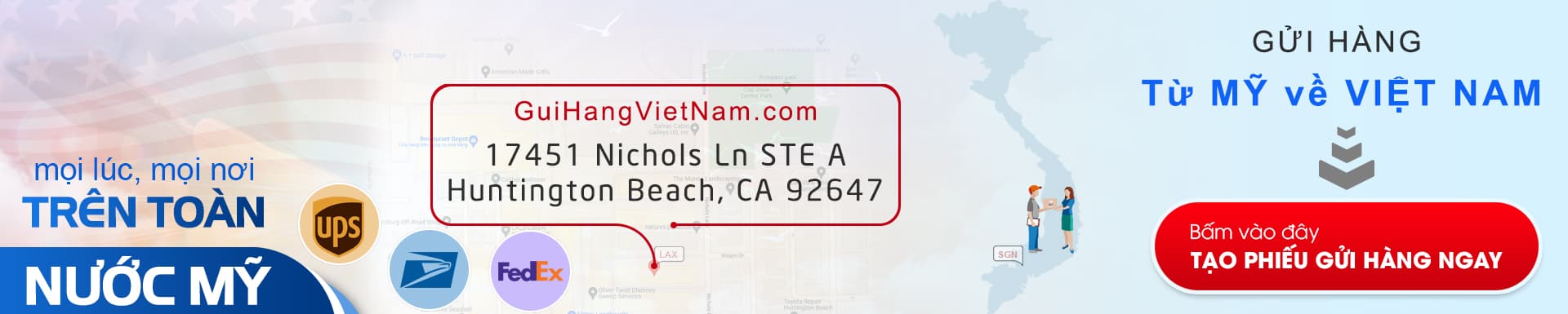 Bấm tạo phiếu gửi hàng ngay Bấm tạo phiếu gửi hàng ngay